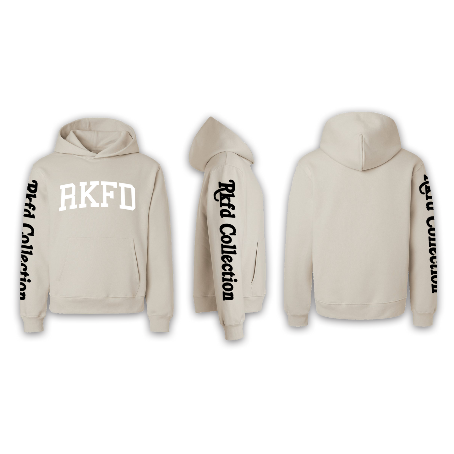 College Hoodie ( Light Tan)