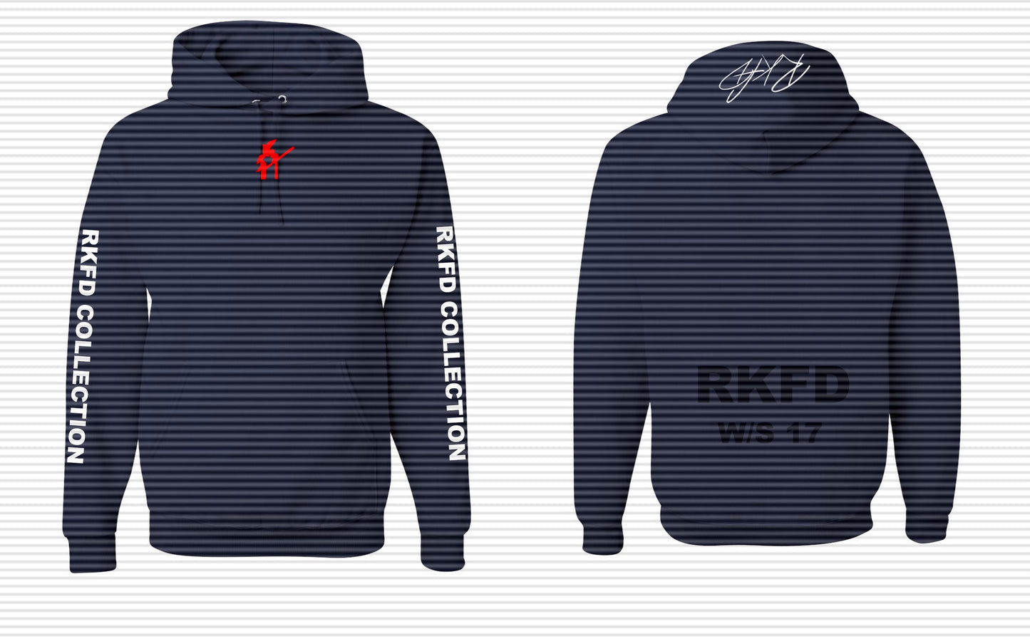 Navy RKFD Hoodie
