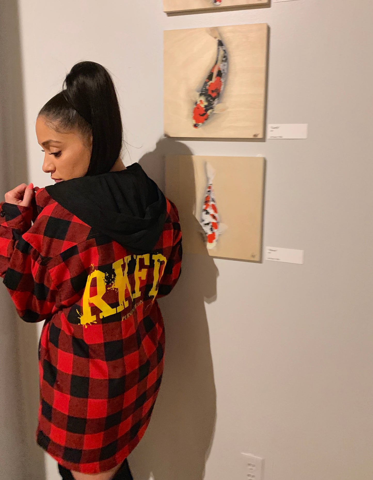 RKFD Flannel jacket(Red/Black)