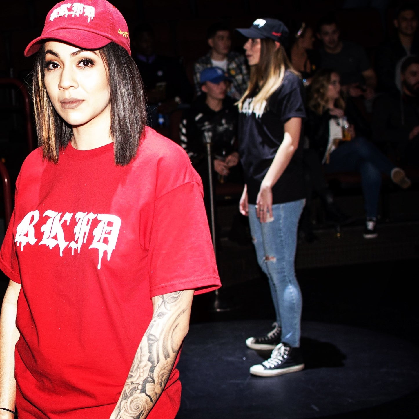Deep Red RKFD Drip Tee