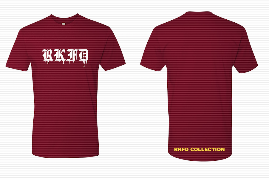 Deep Red RKFD Drip Tee