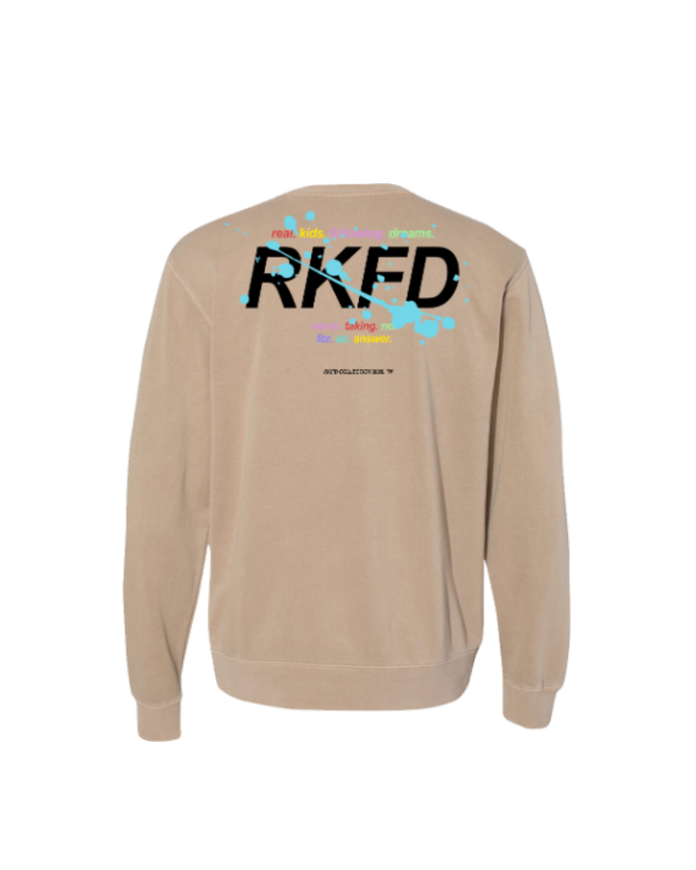 Splatter Crewneck Sweater (Sandstone)
