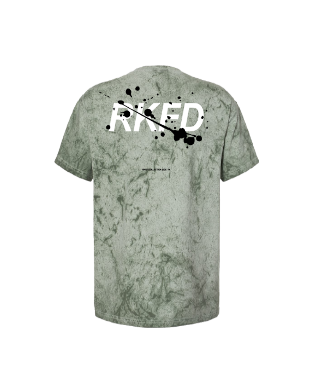 Splatter tee (Distressed Olive)