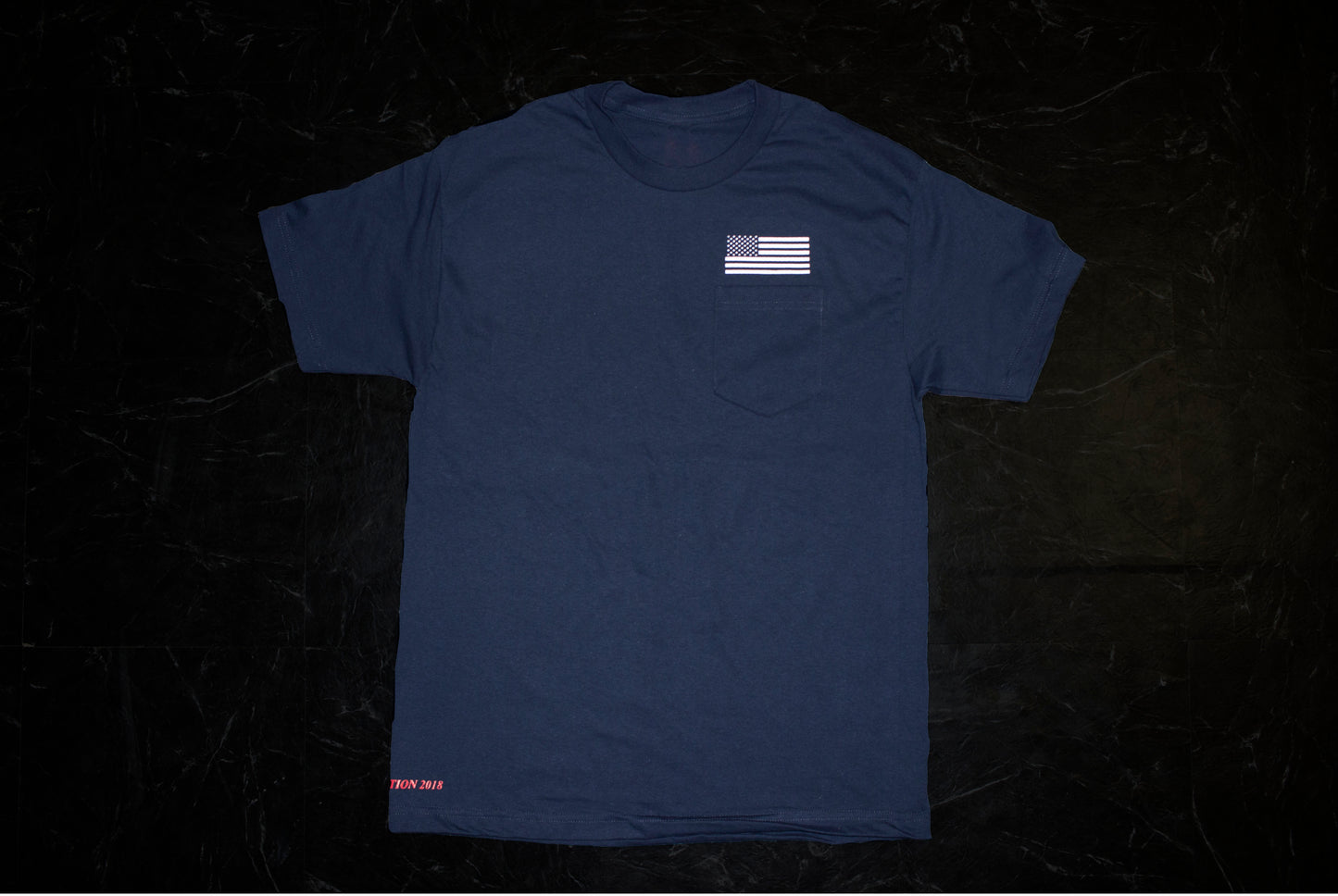 815 Navy Pocket tee